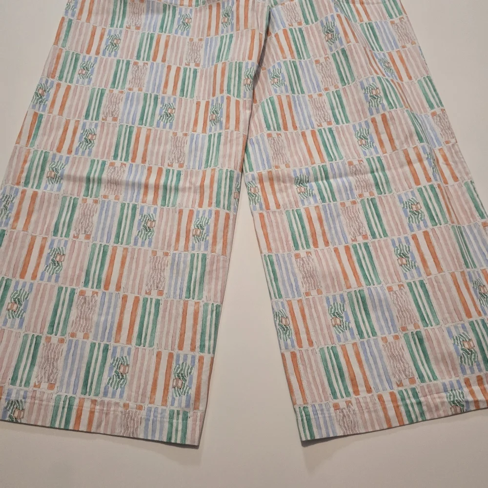 Rachel Antonoff Rose Pants Cotton Size 10 - Picture 8 of 12